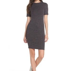 French Connection Womens Heathered Sweater Dress